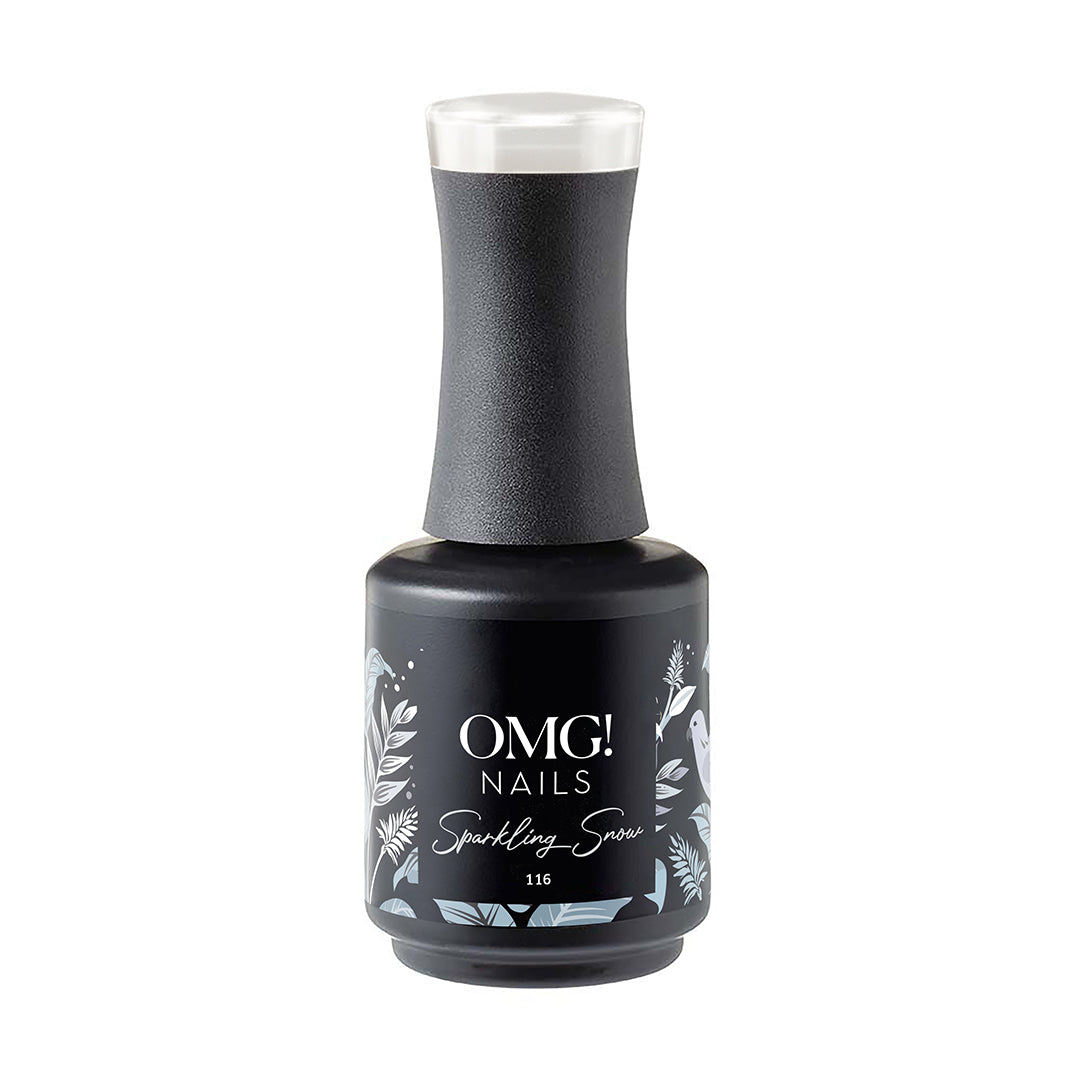 Glitzernder Schnee-Gel-Nagellack